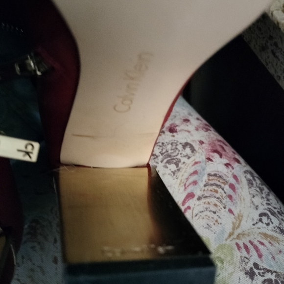 Calvin Klein Red Booties - Picture 6 of 7